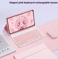 Bluetooth Keyboard Mouse Leather Case Protective Shell