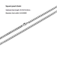 Stainless Steel Chain Men's Versatile Necklace
