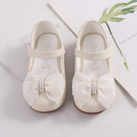 Princess PU Leather Bow Flower Girl Shoes