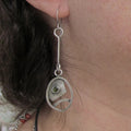 Creative And Elegant Personality Geometry Oval Long Earrings
