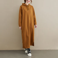 Womens Loose Fitting Long Sleeve Dress