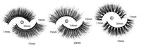 Multi-layer Three-dimensional Artificial Mink Hair Eyelashes Handmade