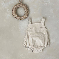 Vest Bag Fart Clothes Plaid Triangle Romper