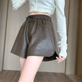 Elastic High-waisted Slimming Wide-leg Pants