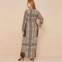 Loose Oversized Parisian Bead Retro Long Sleeved Robe