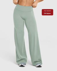 Slimming Casual Straight-leg Women's Wide Leg Sports Yoga Pants