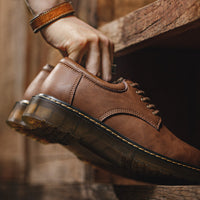 Retro Tooling Men's Casual Leather Shoes