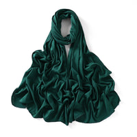 56 Colors Solid Color Modal Scarf Small Size Monochrome Jersey Veil Mercerized Cotton Scarf