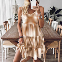 Fashionable Loose Sleeveless Dress For Women