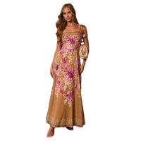 Printed Sexy Fashionable Strap Dress For Women