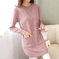 Thickened Mid-length Knitted Dress, Women's Style