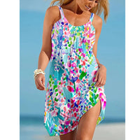 Womens Stylish Sassy Camisole Print Dress