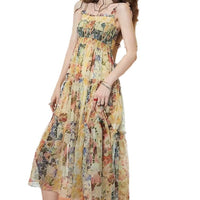 Women's Chiffon Floral Slip Dress