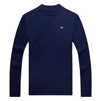Spring And Autumn Casual Half Turtleneck Solid Color Sweater