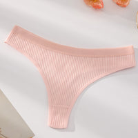 Womens Seamless Low-rise Cotton Sports Underwear