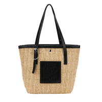 Spring Straw Woven Large Capacity Women's Portable Shoulder Bag