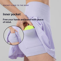 Yoga Non-See-Through Fake Two-Piece Outerwear Sports Skirt