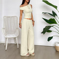 Womens Two Piece Set Tank Top And Wide Leg Pants