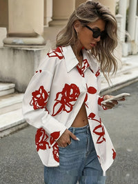 Stylish Relaxed Fit Womens Long Sleeve Top
