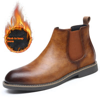 Fashion Retro Cotton Boots British Velvet Short Boots