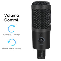 Wired Recording Live Stream Microphone Mobile Phone For Desktop Computer