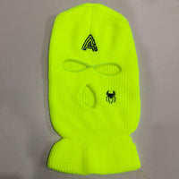 Spider-embroidered Warm Knitted Three-hole Hat