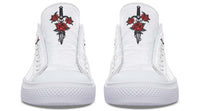 Fashion Printed Couple High Top Canvas Shoes