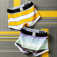 Men's Boxers Cotton Youth Summer Breathable Sports Personalized Cute Boxer Trend Stripes
