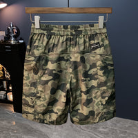 Camouflage Cargo Pants Men's Thin Shorts Quick-drying Loose Shorts