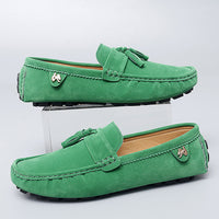 Men's Leather Shoes Spring And Autumn New Trendy Beanie Shoes Men's British Style High-end Business Casual Daddy's Shoes