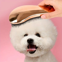 2-in-1 Dog Grooming Comb And Massage Brush Removes Hair And Relaxes Your Pet For Easy Use Perfect For Bath Time Floating Design