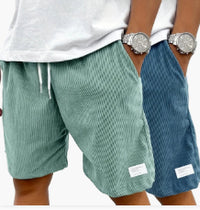 Fashion Personality Solid Color Flip Men's Shorts