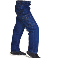 Men's Work Denim Work Clothes Pants Loose And Thick, Wear-resistant And Dirt-resistant