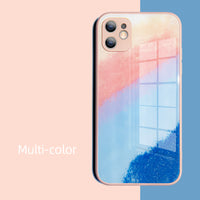 Mobile Phone Case Watercolor Glass Ink Painting