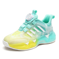 Children's Shoes Rotating Button Boy Non-slip Soft Bottom