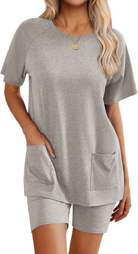 Breathable Home Sportwear Casual Slimming Two-Piece Set