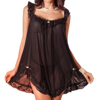 Mesh Sexy Lace Sling Nightdress