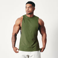 Workout Vest Men's Tops Outdoor Running Leisure Exercise Sleeveless