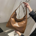 PU Tote Bag Large Capacity Women's Simple Shoulder Bag