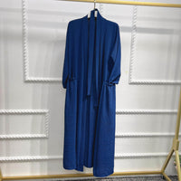 Lace-up Cardigan Summer European And American Dubai Elegant Dress