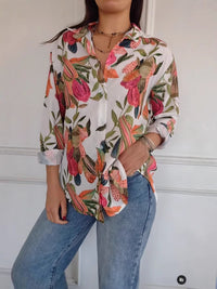 Women's Loose Casual Print Shirt Top