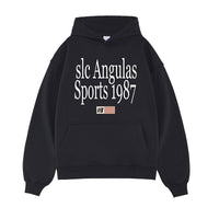Fashion Printing Velvet Padded Hooded Sweatshirt Men