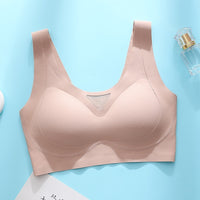 Thin Breathable Traceless Underwear Gather Thin Soft Support Fixed Cup Without Steel Ring