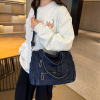 New Women's Retro Casual Handbag Large Capacity
