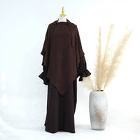 Middle East Dubai Turkey Solid Color Dress Leisure