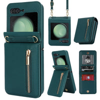 Zipper Crossbody Foldable Screen Phone Case