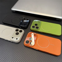 Horse-Year Leather-Grain Magnetic Phone Case
