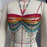 Women's Fashion Halter Top Vest Body Chains