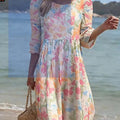 Sleeveless Dress Plant Color Abstract Class