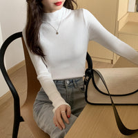 Autumn And Winter Versatile Student Slim-fit Turtleneck Women's Sweater